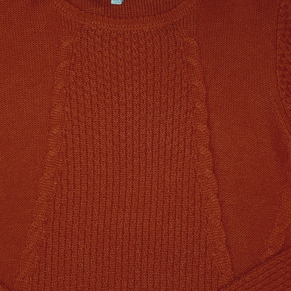 Studio Works sweater deep rust size L. This would be cute worn with leggings. - Picture 4 of 5